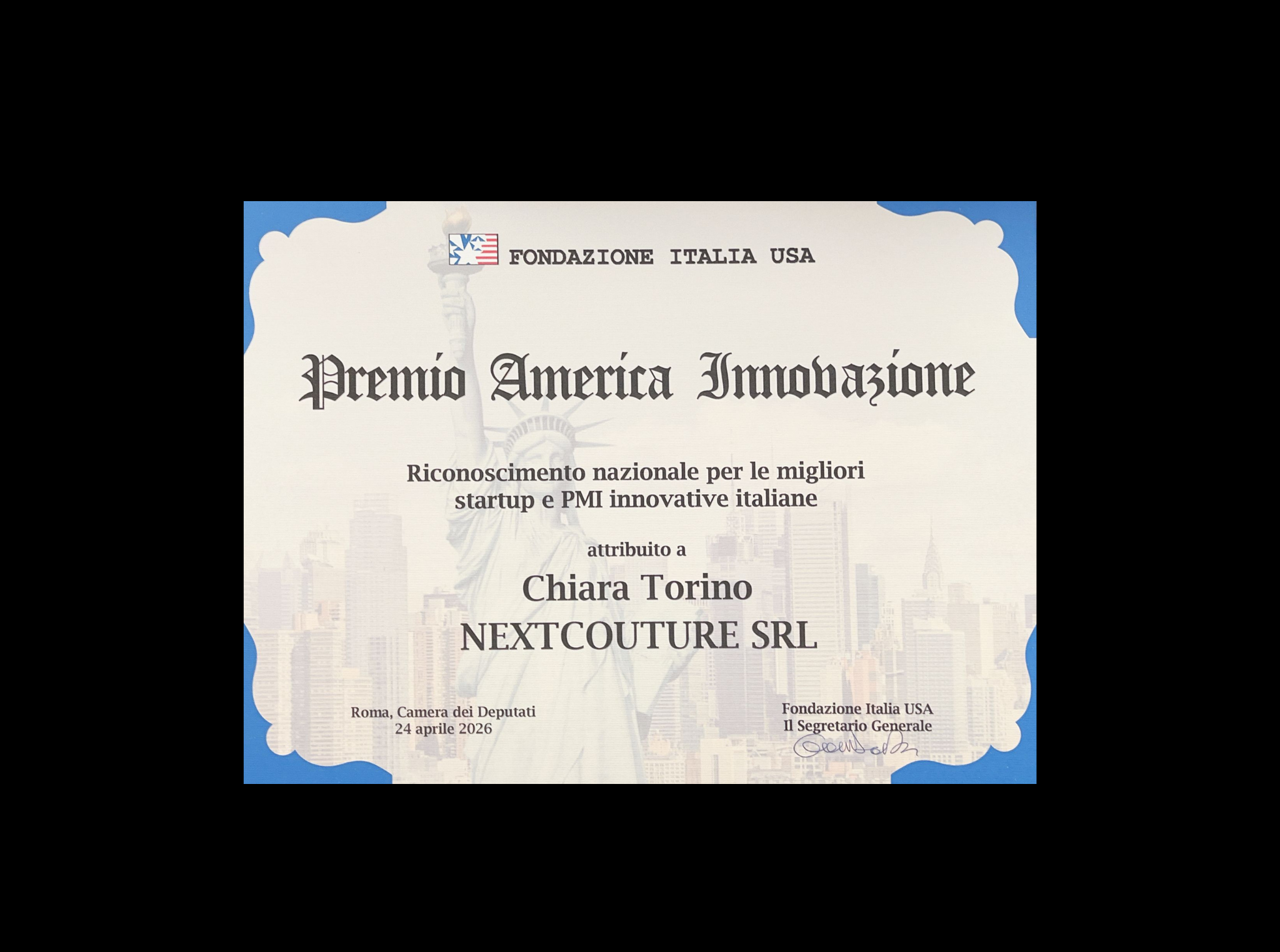 Premio America Innovazione